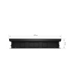 Конвектор внутрипольный Royal Thermo ATRIUM-75/400/800-DG-U-NA